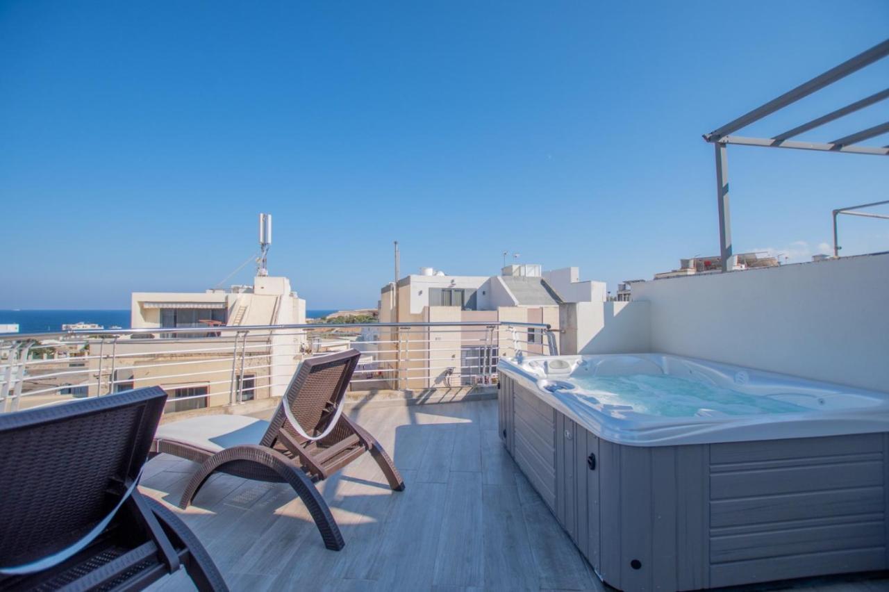 Kernice Penthouse With Sea And Country Views Of Xghajra Eksteriør bilde