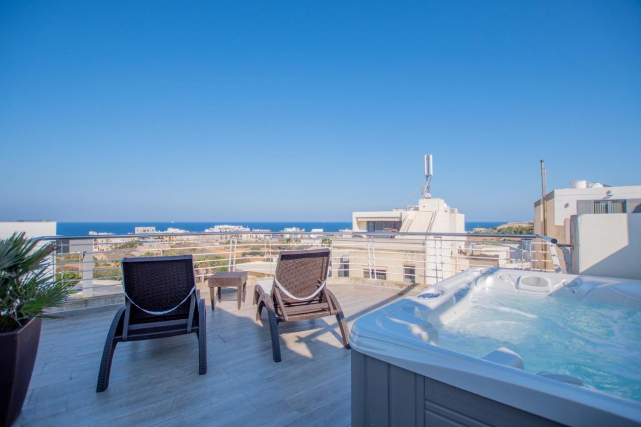 Kernice Penthouse With Sea And Country Views Of Xghajra Eksteriør bilde